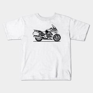 ST1300 Motorcycle Sketch Art Kids T-Shirt